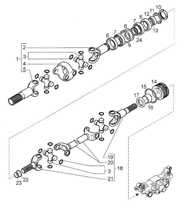340438A1 - Карданная передача